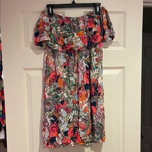 She + Sky Multicolor Floral Mini Dress